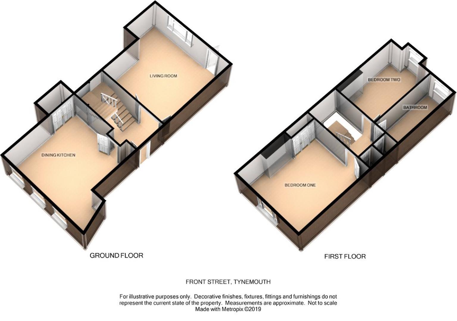 Front Street, Tynemouth, North Shields NE30, 2 bedroom flat for sale