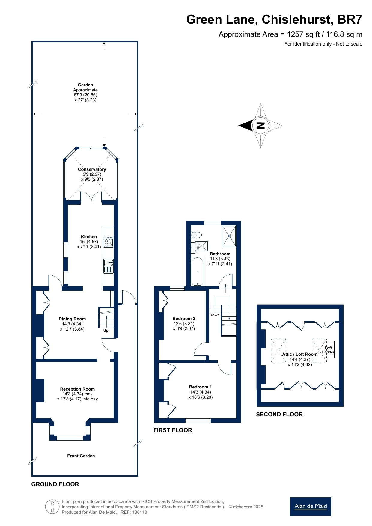 22, Green Lane, Chislehurst floorplan