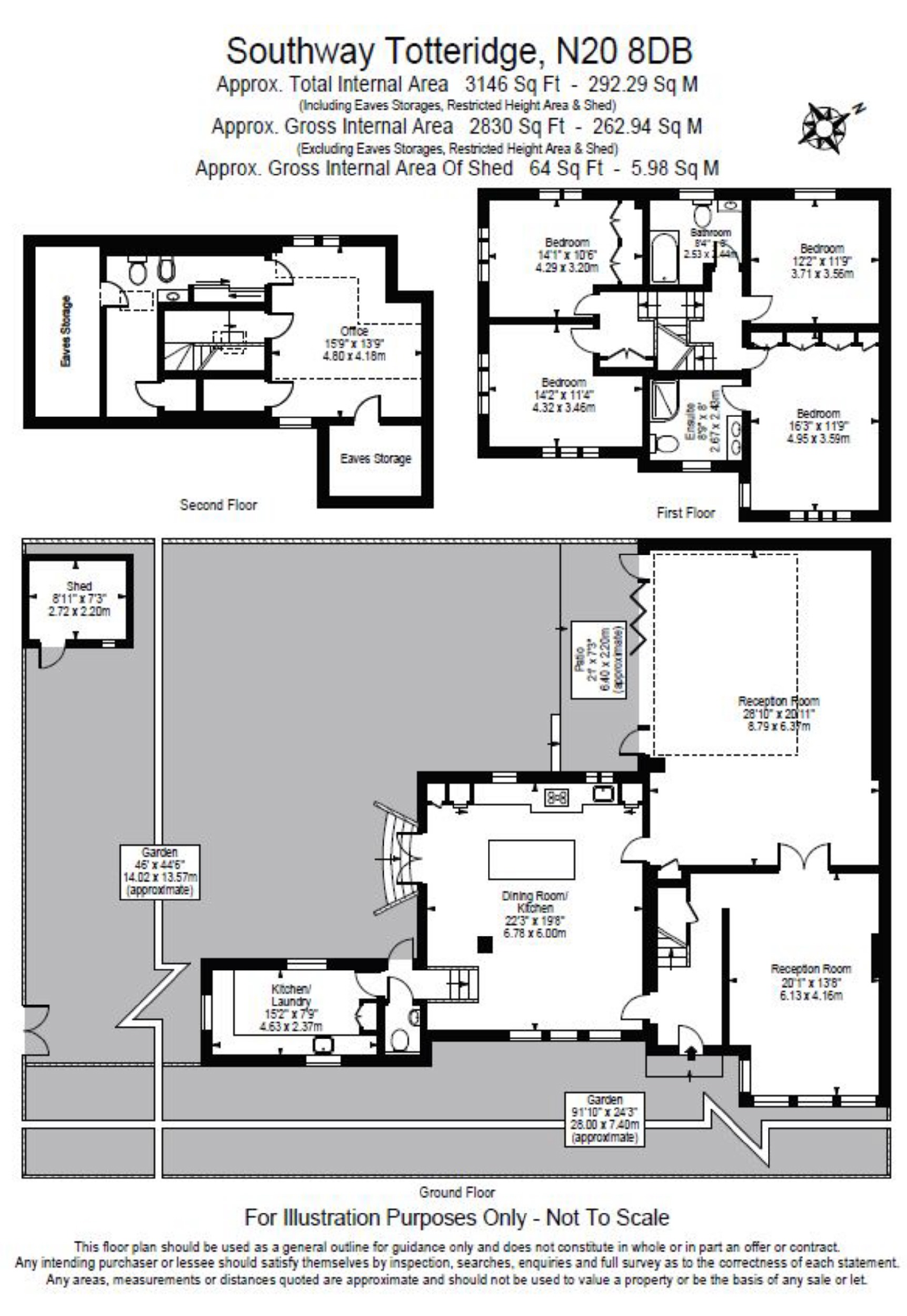 5 bed semidetached house for sale in Southway, Totteridge, London N20
