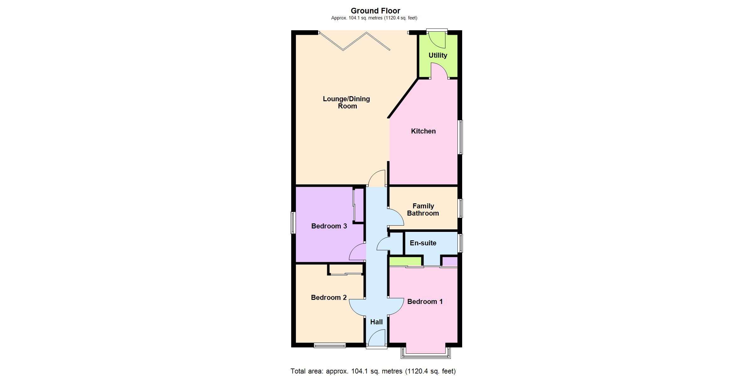 81, Burrowmoor Road, March floorplan