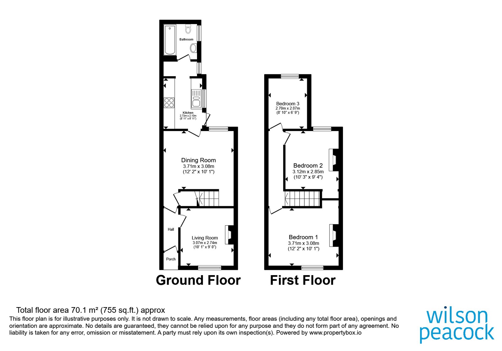 36, Bower Street, Bedfordshire floorplan