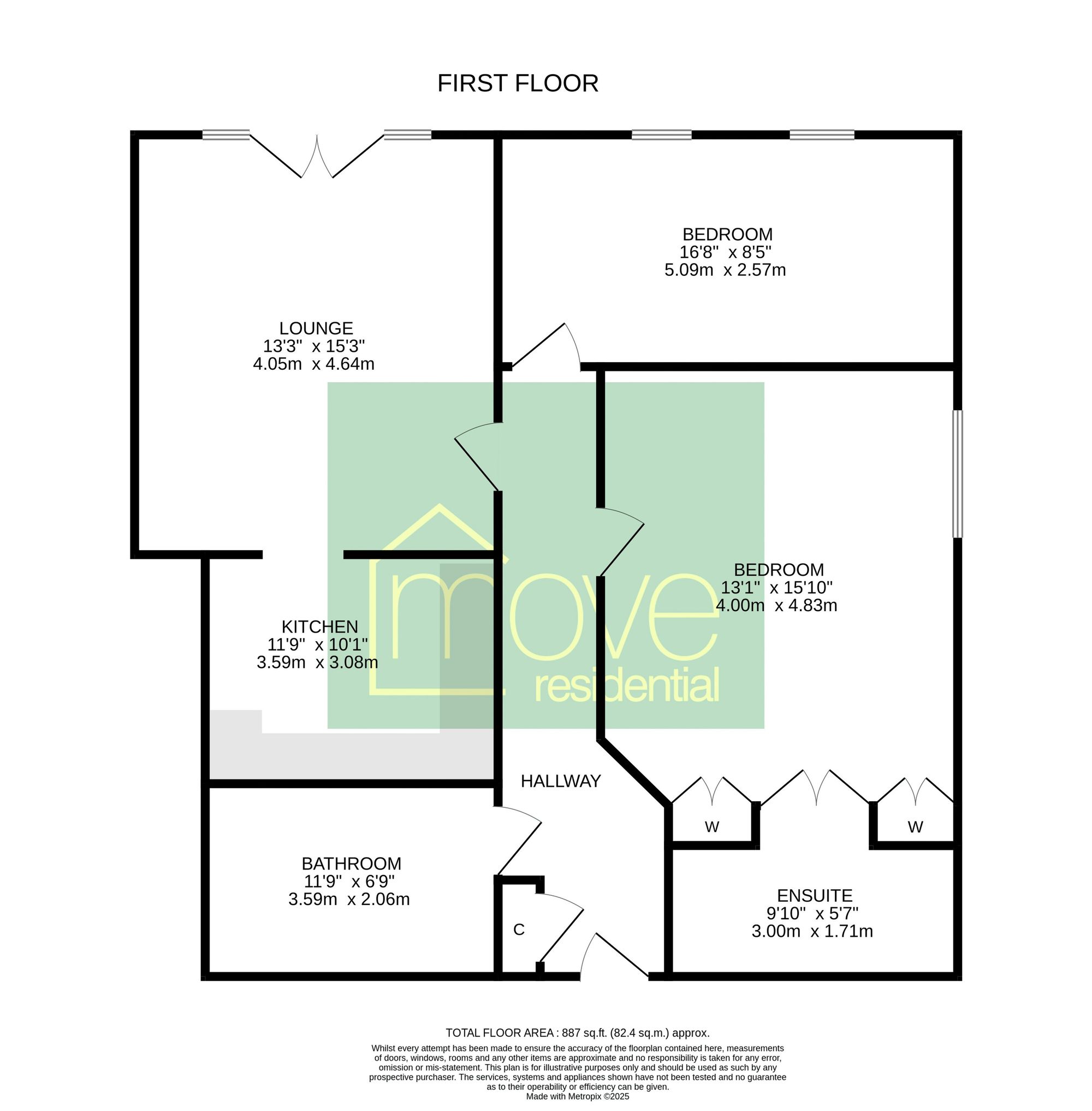 Flat 8, Manor Court, Wirral floorplan
