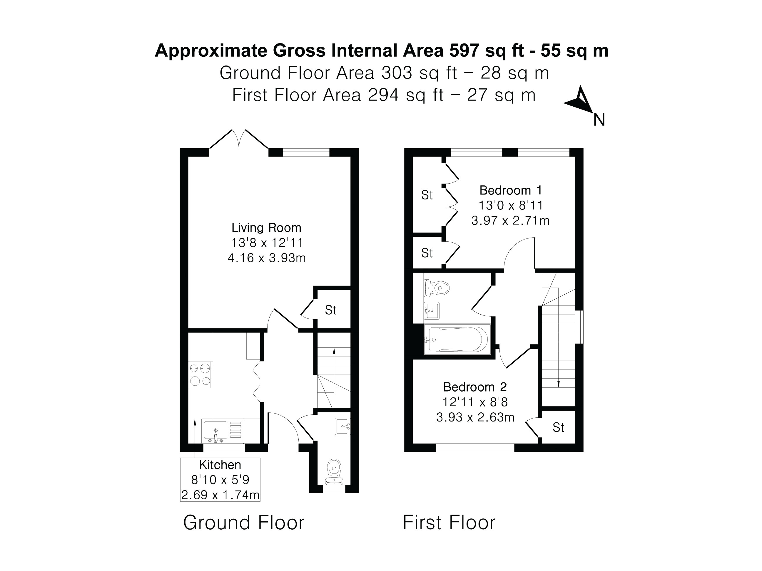 16, Cave Street, Oxford floorplan