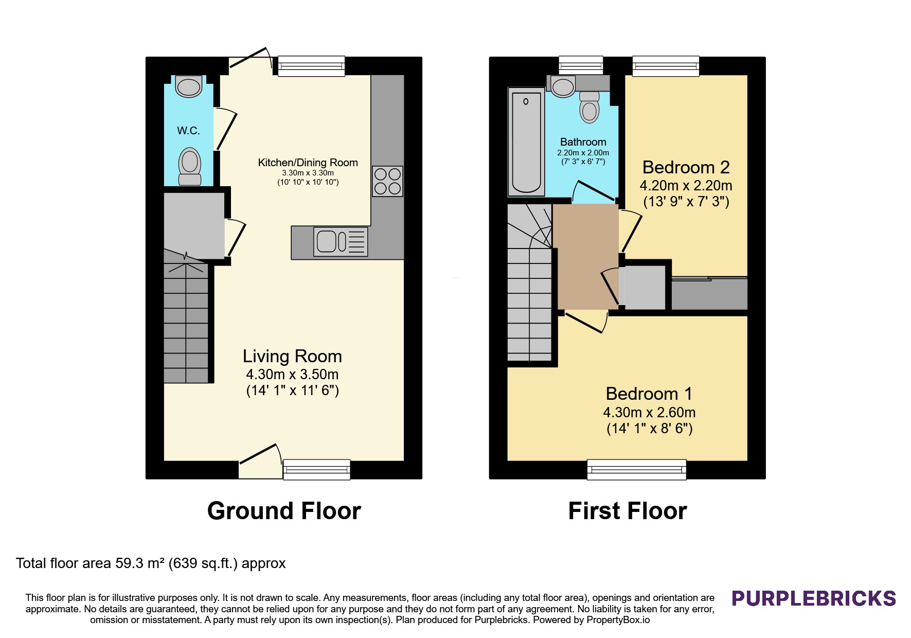 Hazeling Lane, Bolton floorplan