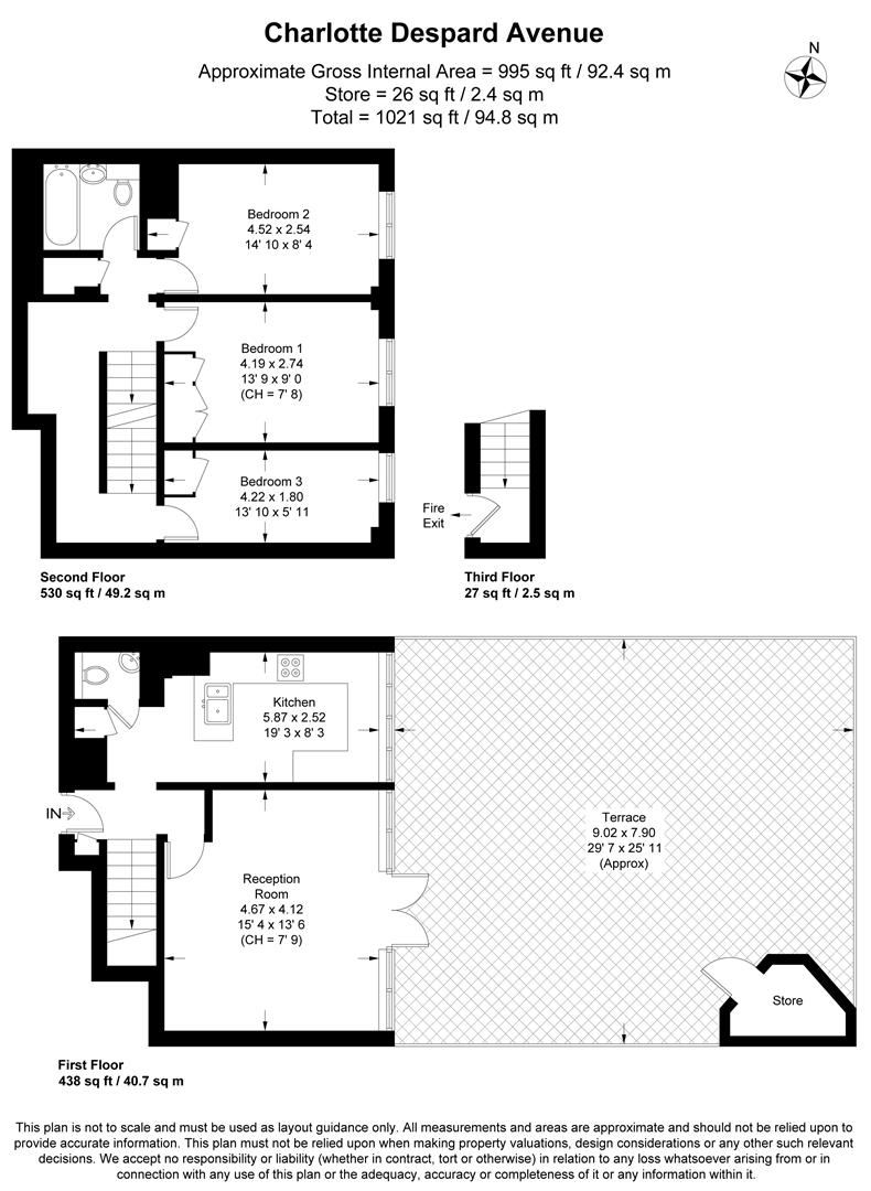 Flat 19, Youngs Court, Charlotte Despard Avenue, London floorplan