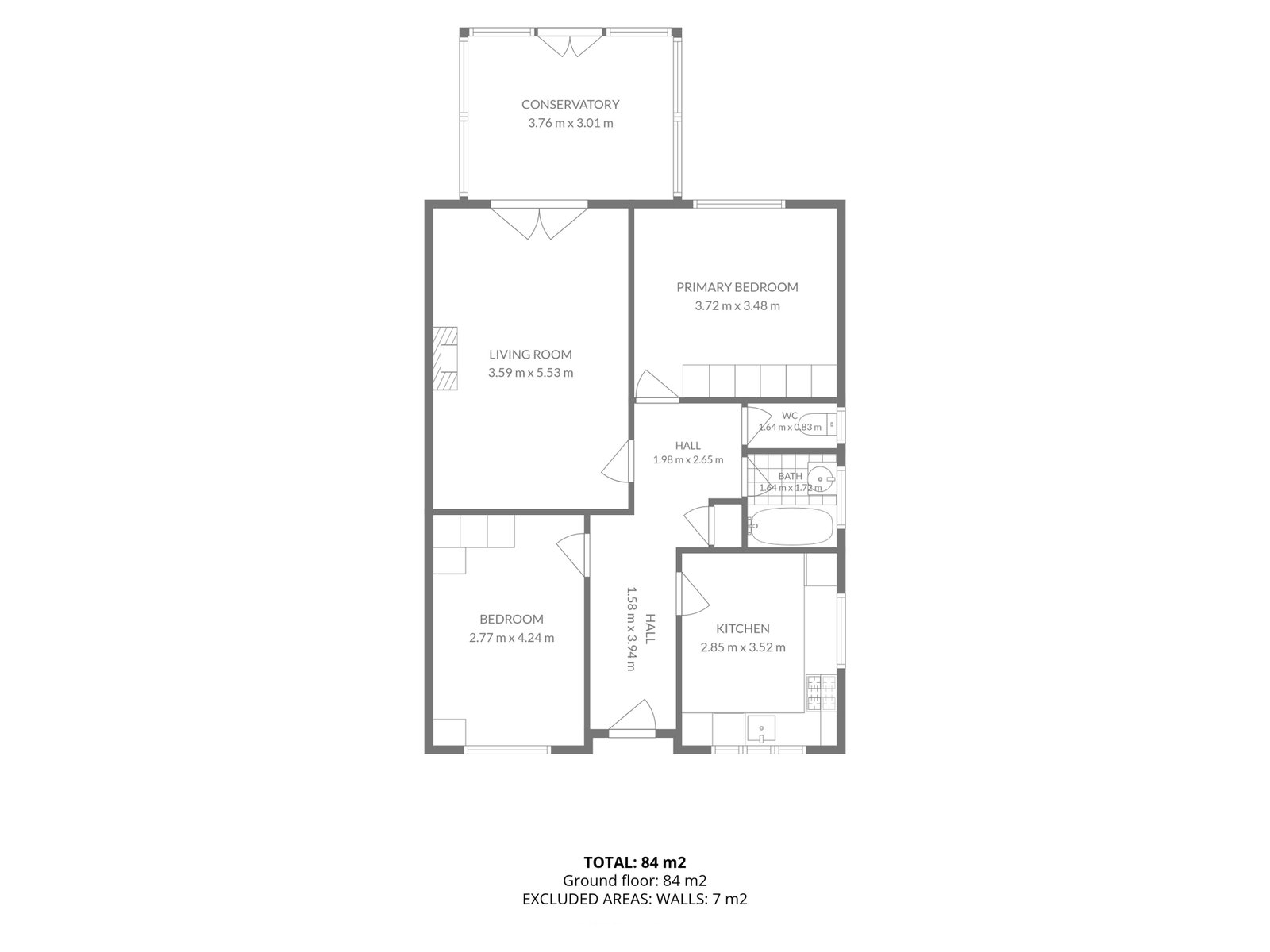 64, The Ridgeway, Broadstairs floorplan