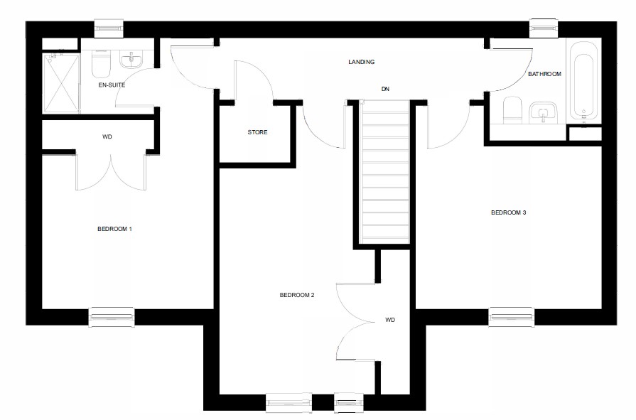 Southfields, Conrad Road, Witham CM8, 3 bedroom linkdetached house for