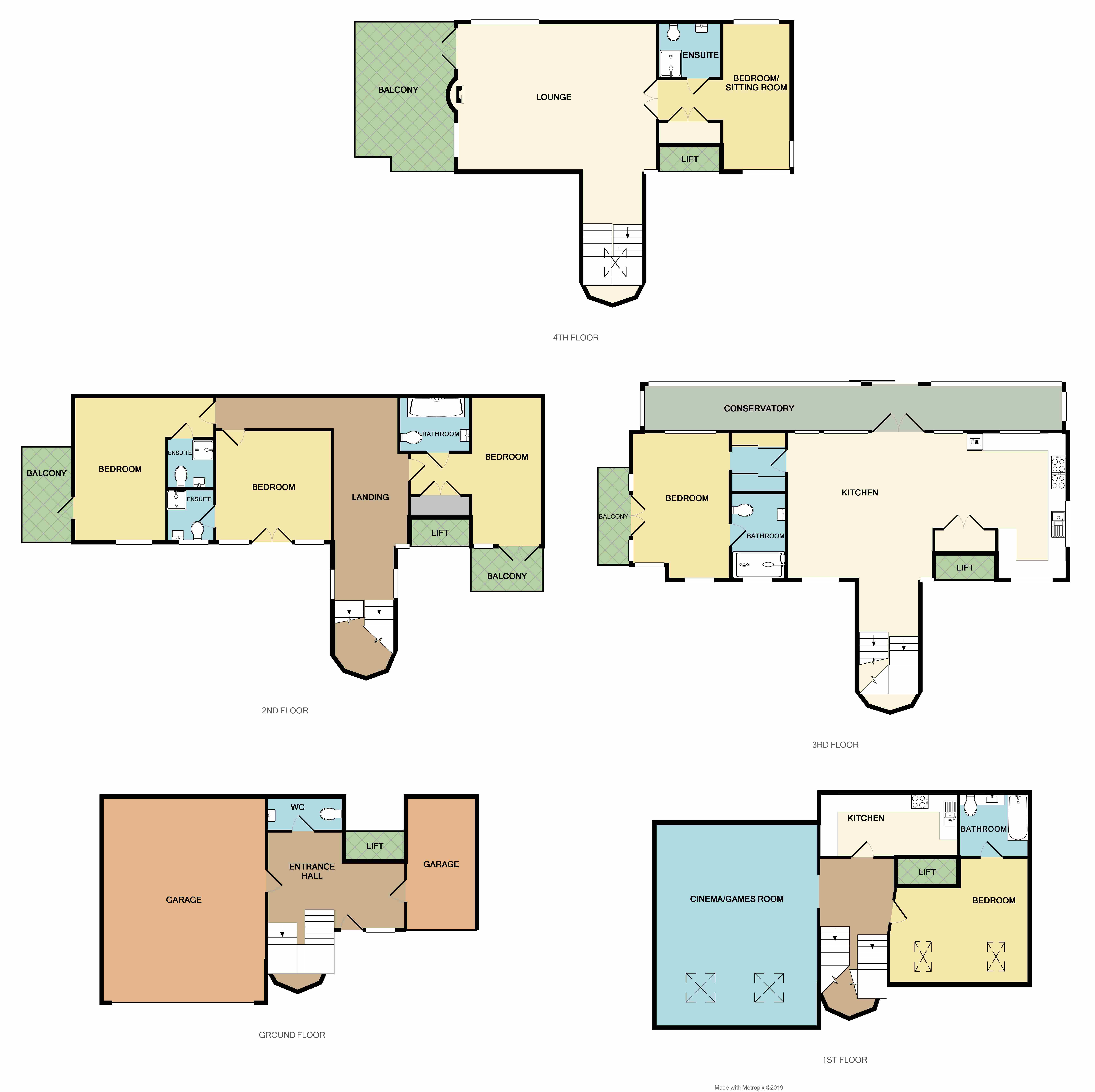 5 bed detached house for sale in Park Hill Road, Torquay TQ1 Zoopla