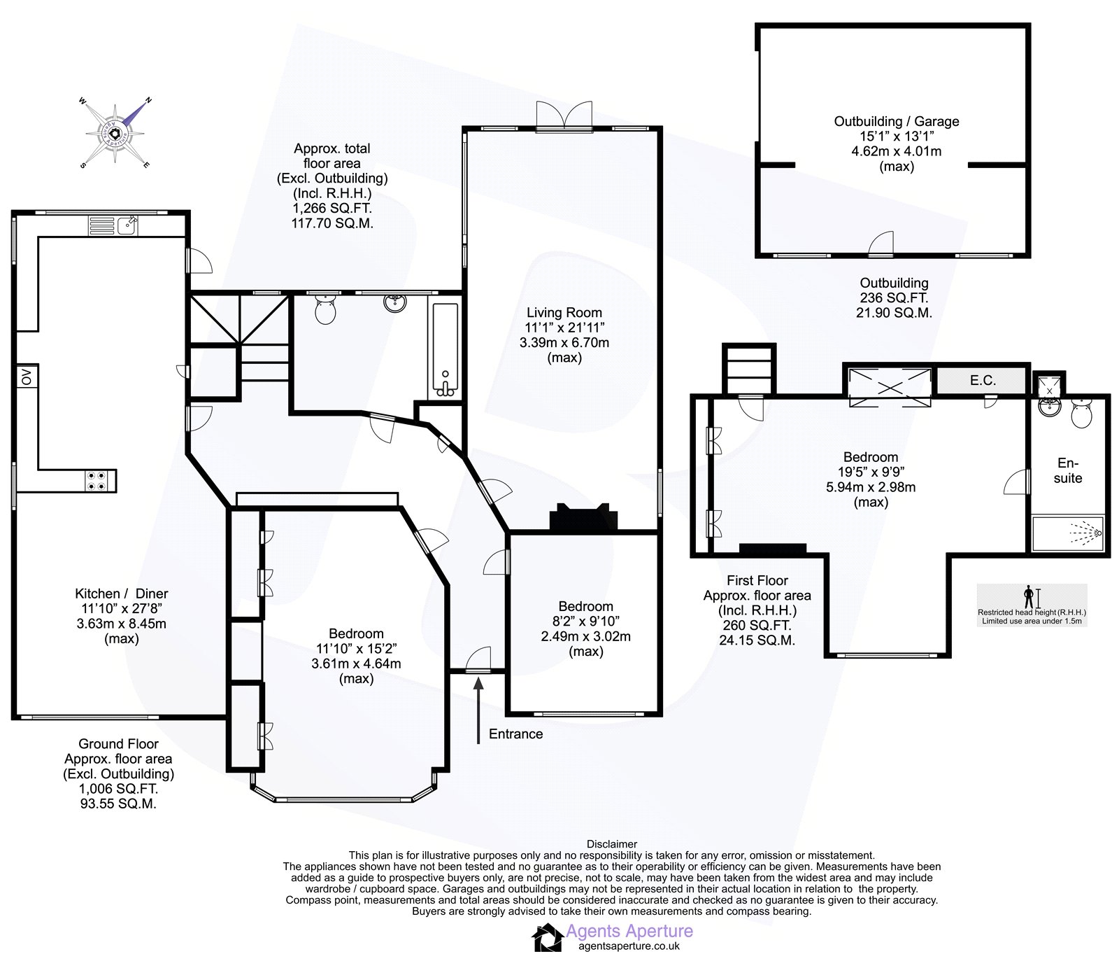 53, Pine Avenue, Kent floorplan