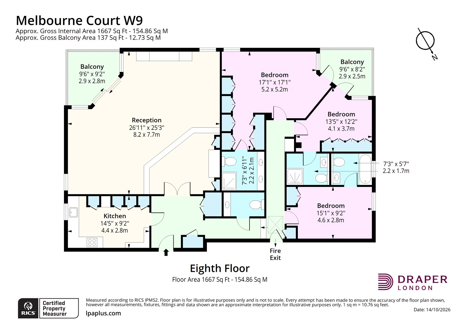 Randolph Avenue, London floorplan
