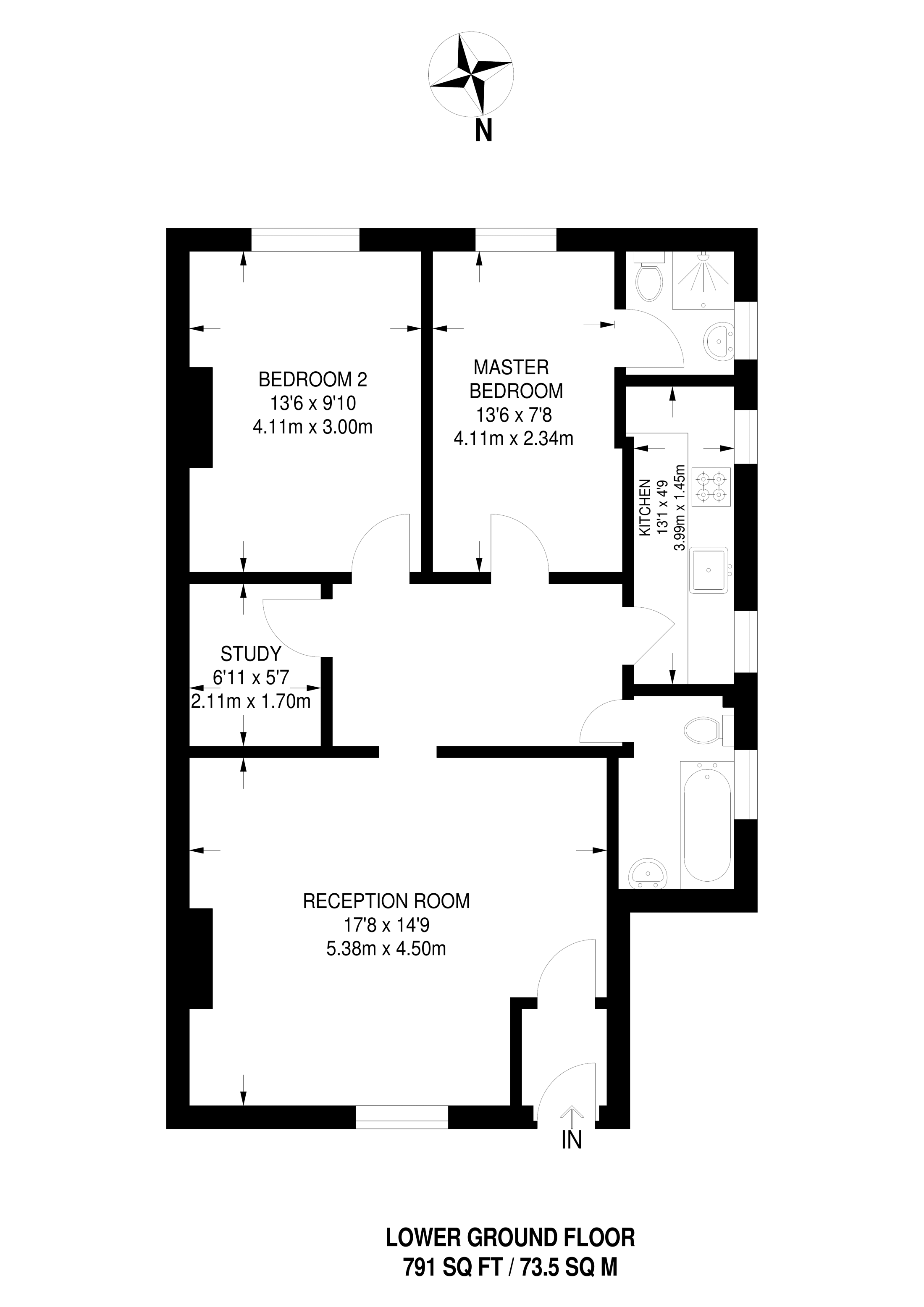 2 Bedrooms Flat to rent in Berrylands Road, Surbiton KT5