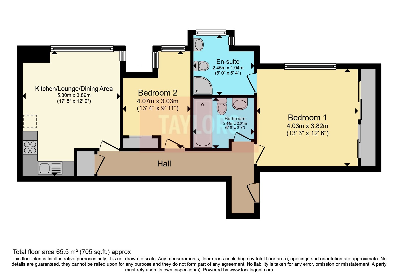 Flat 7, Hicce House,, Brand Street, Hertfordshire floorplan