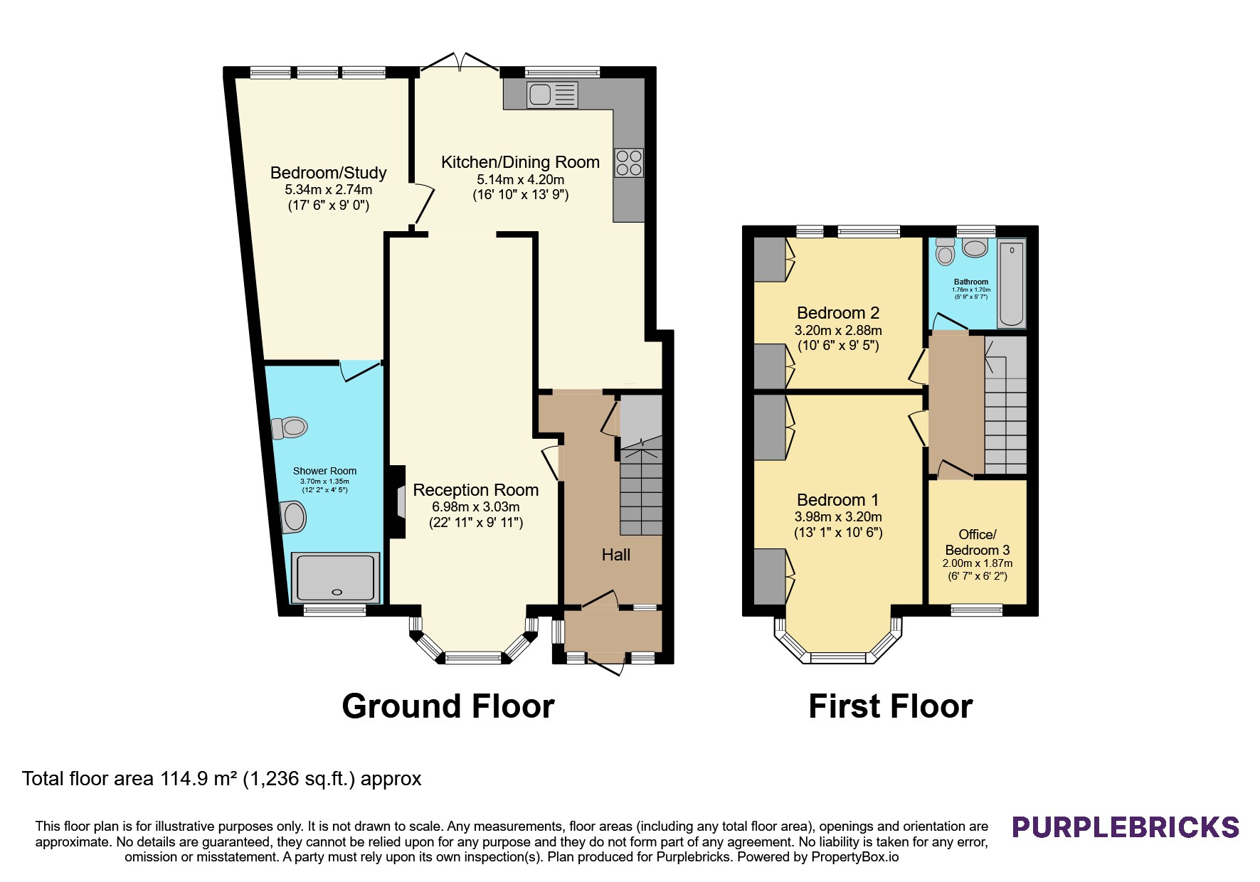 77, Churchbury Lane, Enfield floorplan