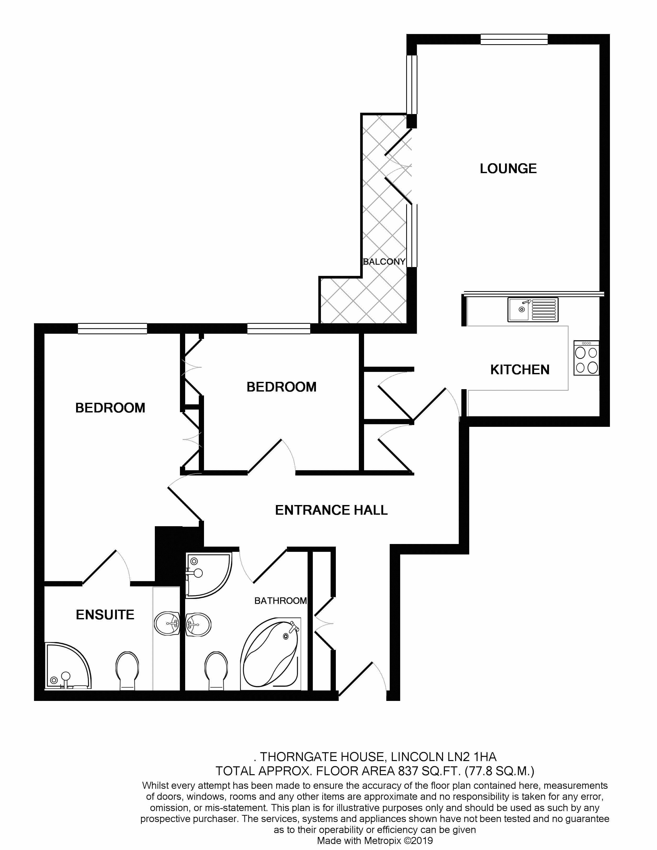 2 Bedrooms Flat to rent in St. Swithins Square, Lincoln LN2