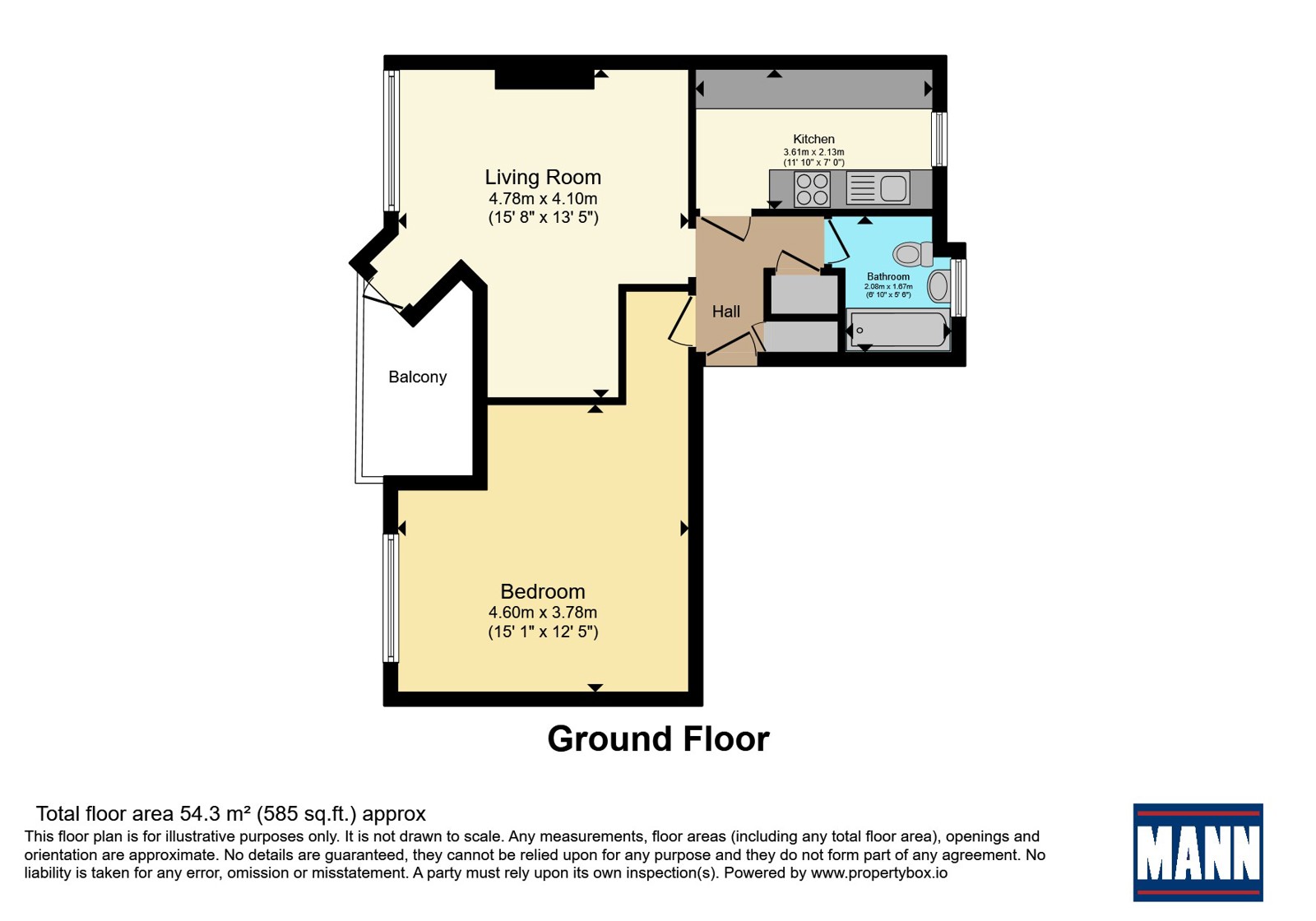 84, Pynfolds,, Jamaica Road, London floorplan