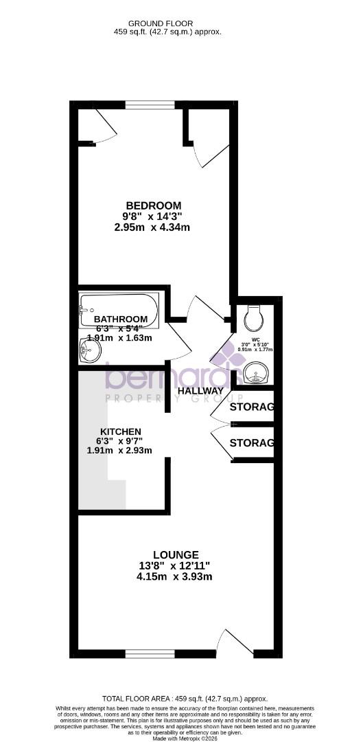 12, Little Hackets, Havant floorplan