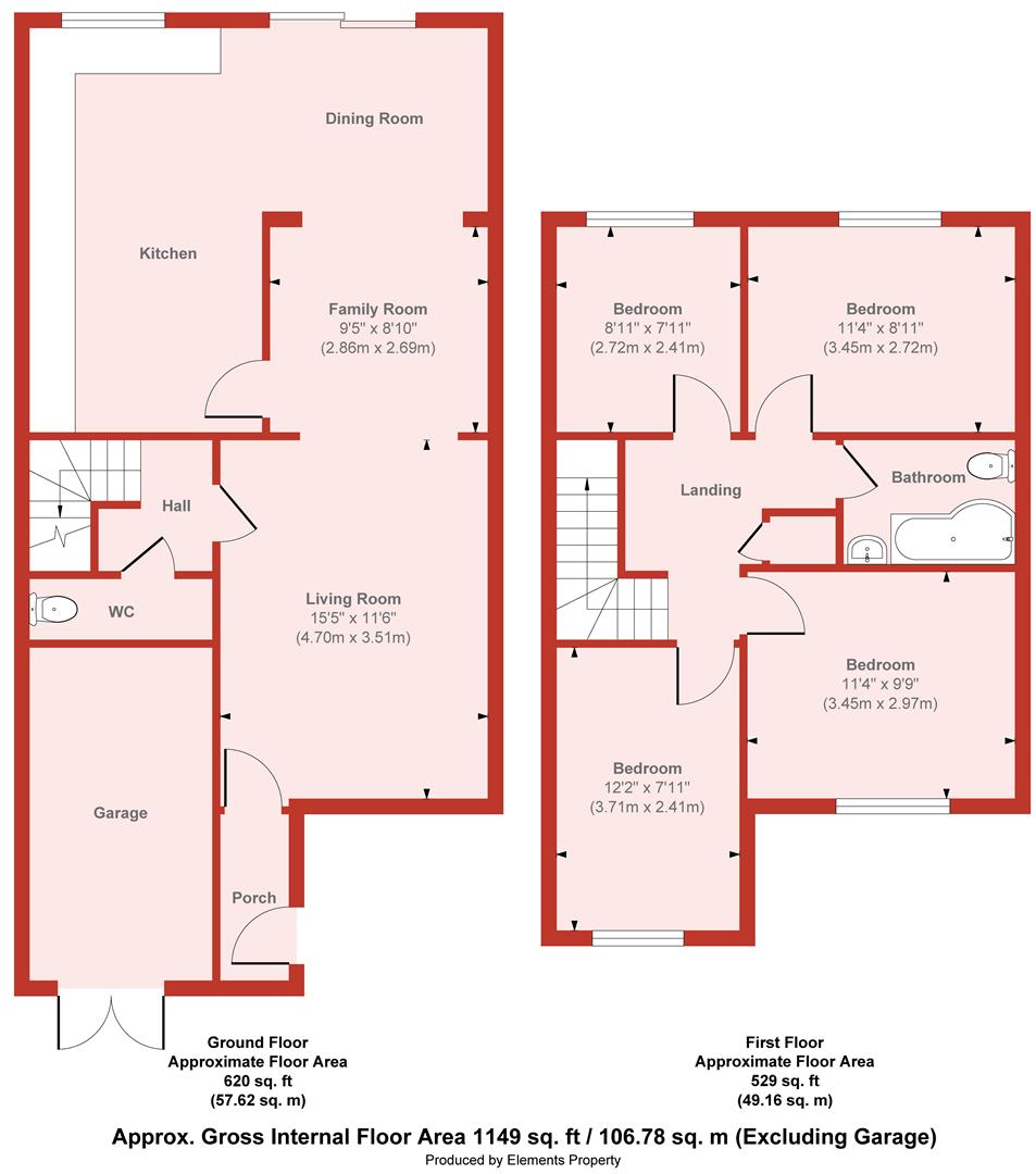 135, Hewitt Road, Poole floorplan