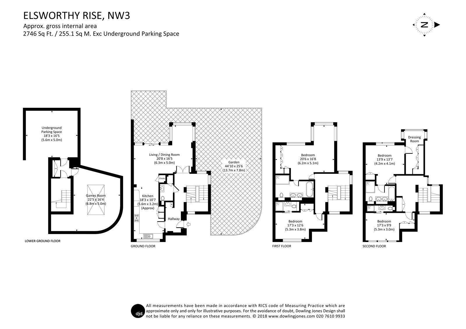 4 Bedrooms  for sale in Elsworthy Rise, Adelaide Road, London NW3