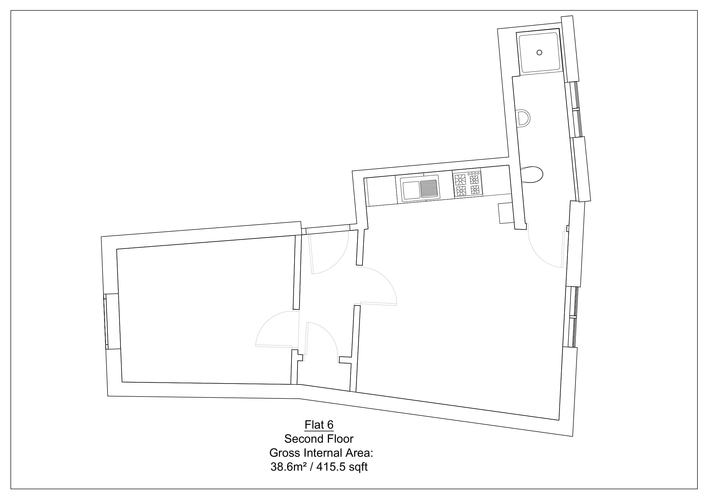 1 Bedrooms Flat to rent in Flat 6, The Lofts, 3 Parsons Street OX16