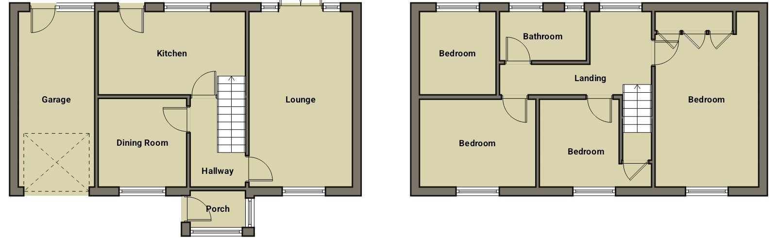 Ty Newydd, Tenby floorplan