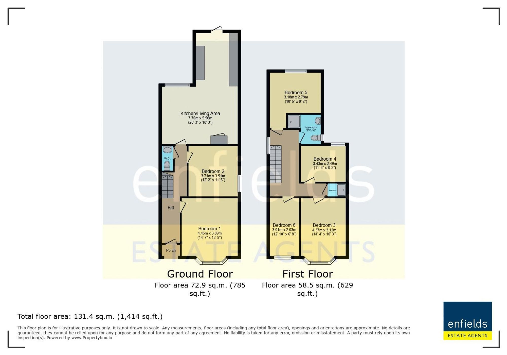 17 Osborne Road, Bournemouth floorplan