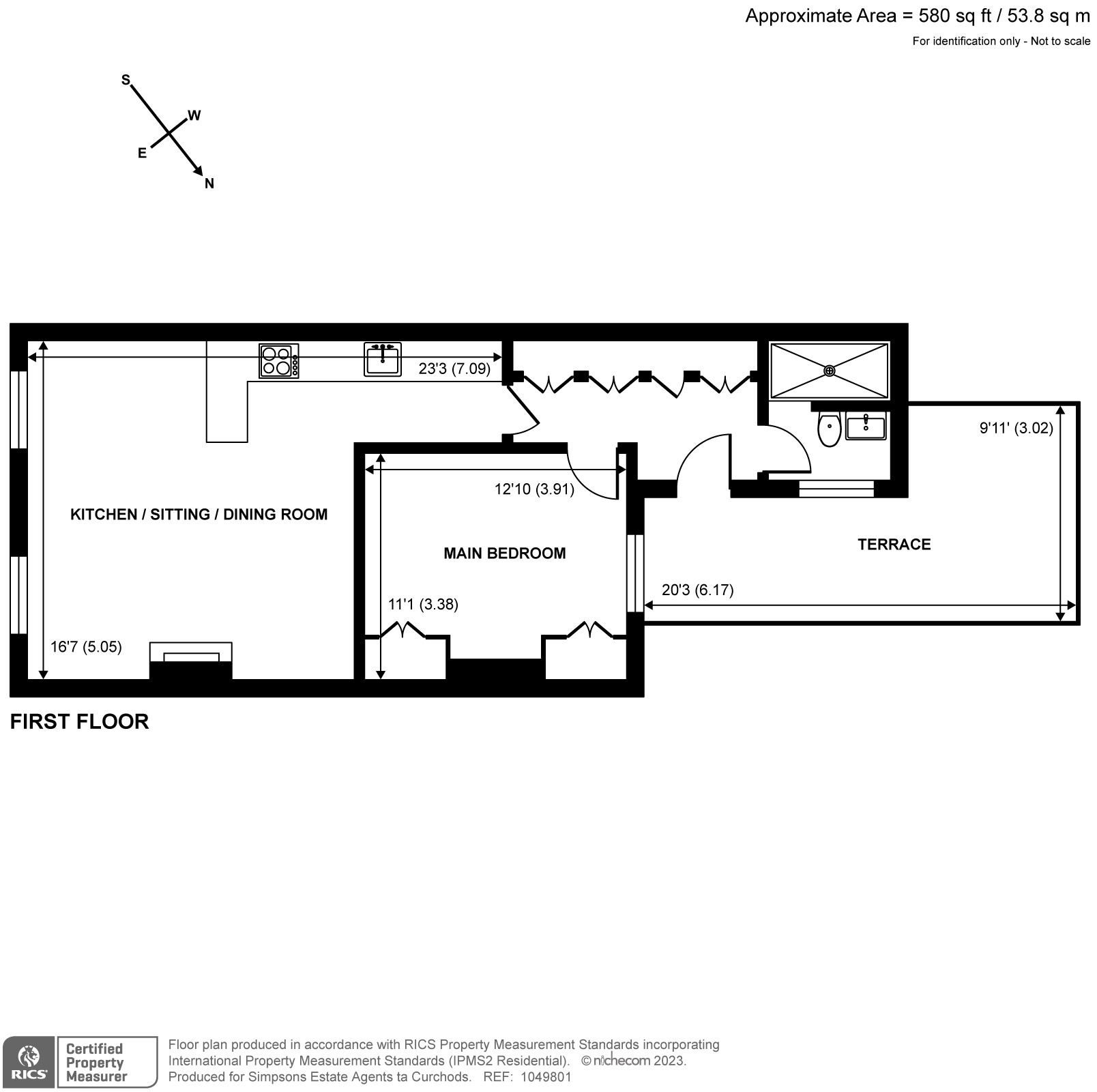 Bridge Road, East Molesey KT8, 1 bedroom flat for sale 65944204
