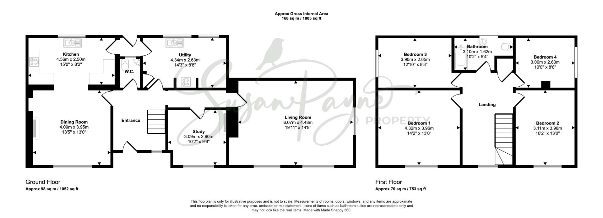 Woodland Rise, Undercliff Drive, Niton floorplan