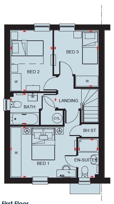 HA423490, Keckwick Lane, Daresbury, Warrington floorplan