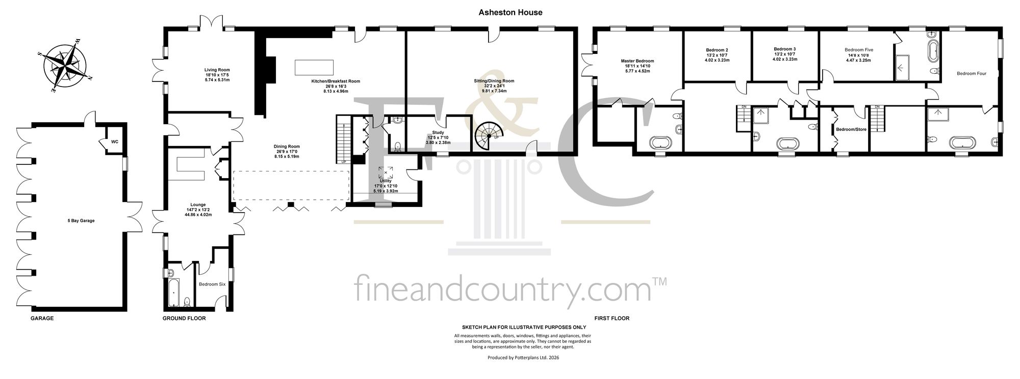 Asheston House, Haverfordwest floorplan