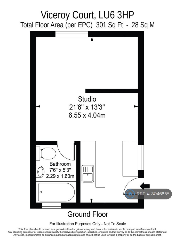 A Viceroy Court, High St South, Dunstable floorplan