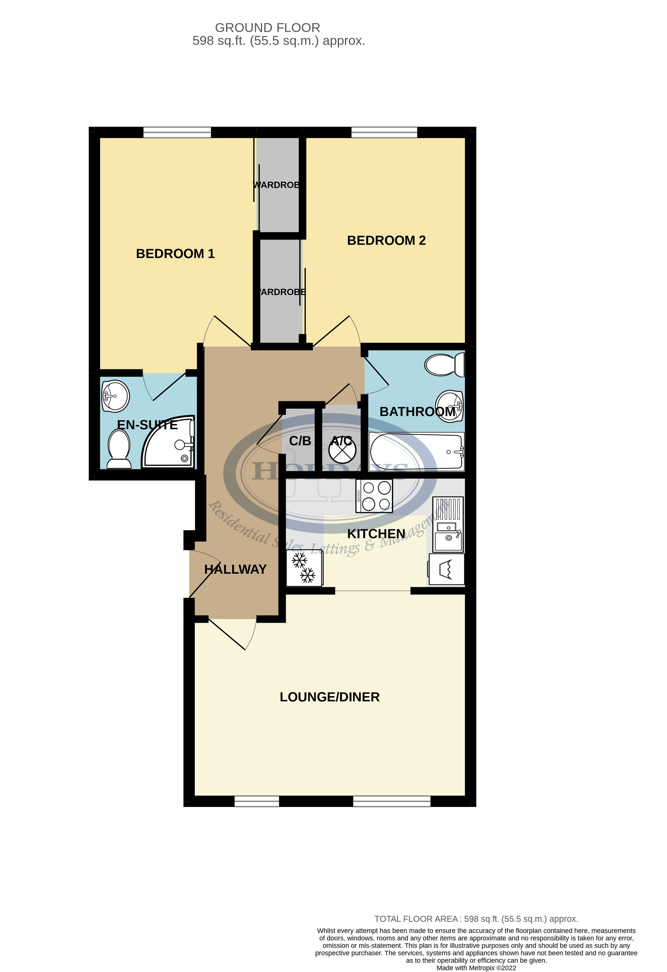 Bornedene, Potters Bar EN6, 2 bedroom flat for sale 61408750
