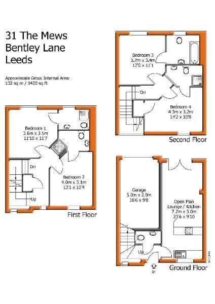 4 Bedrooms  to rent in Bentley Lane, Meanwood, Leeds LS6