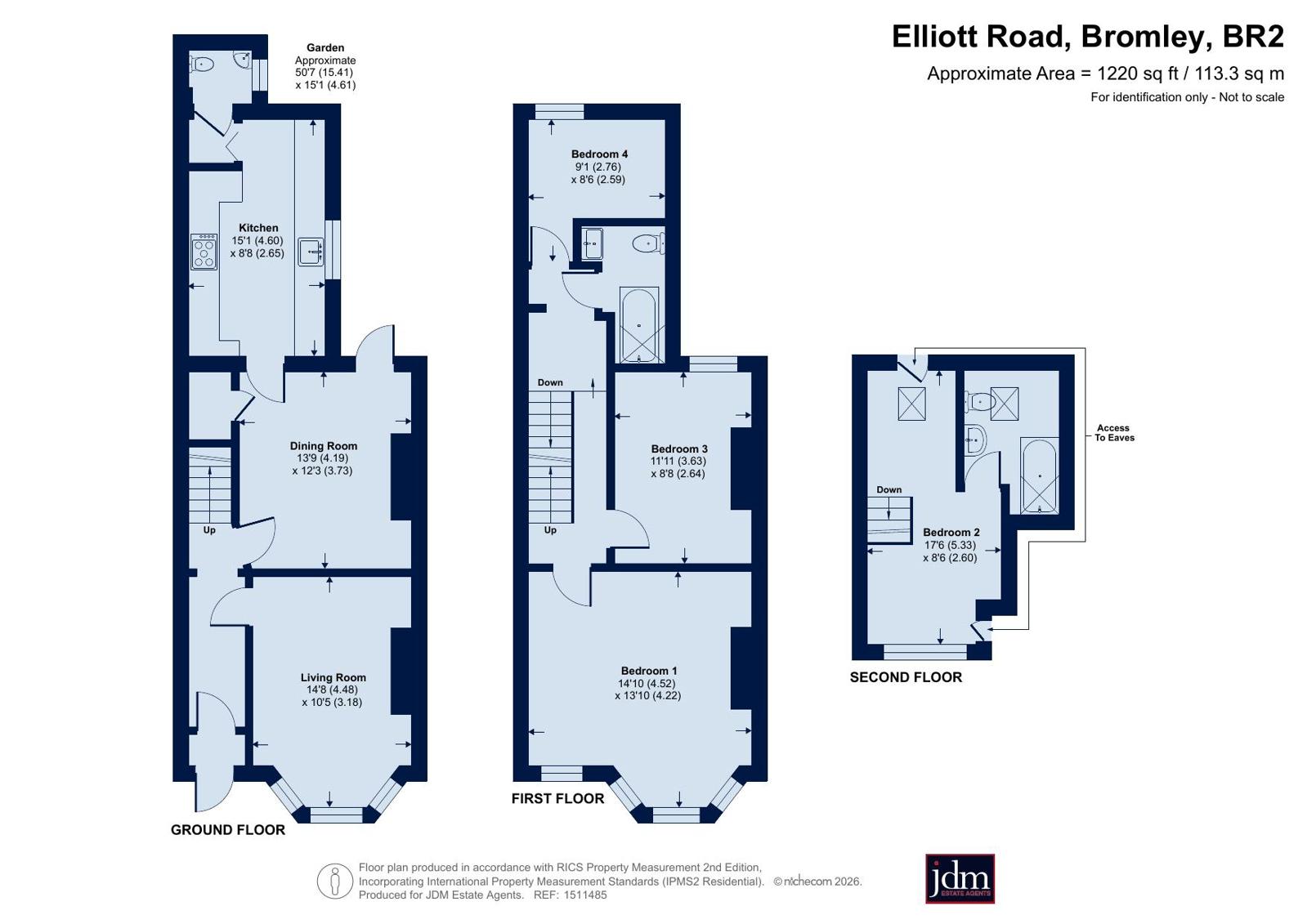 35, Elliott Road, Bromley floorplan