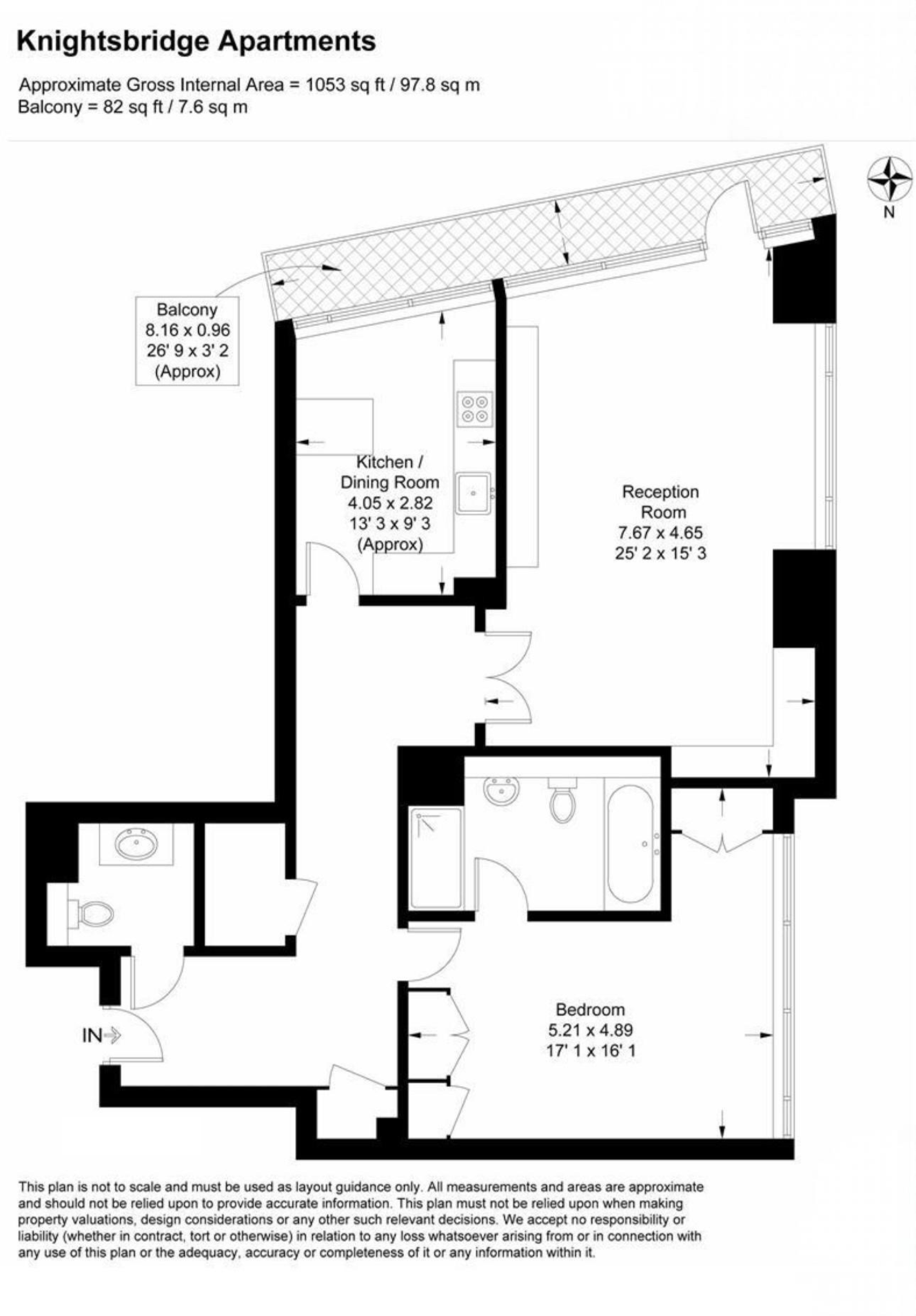 G01 The Knightsbridge Apartments, 199, The Knightsbridge, London floorplan