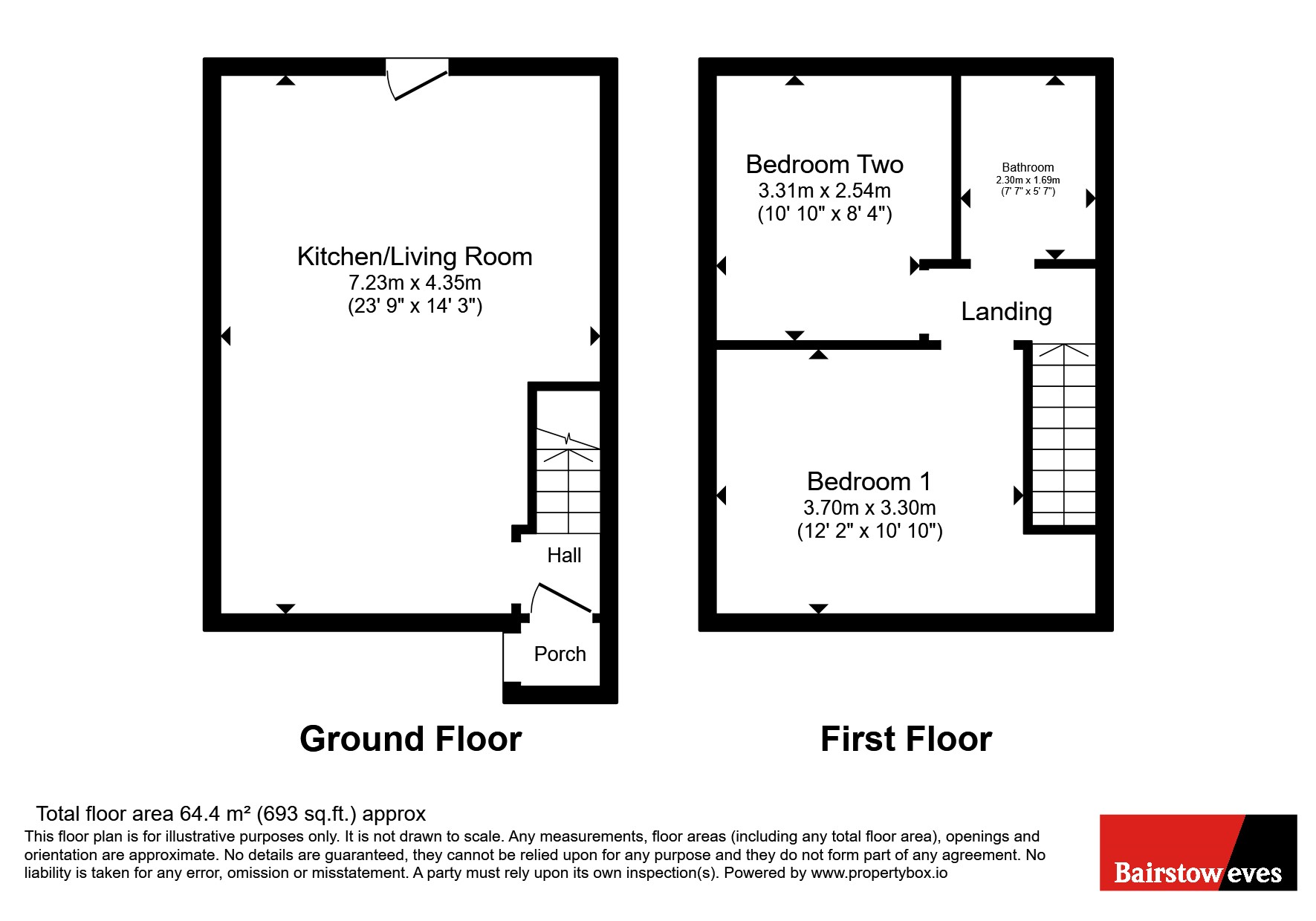 Glendene,, Watling Street, Atherstone floorplan
