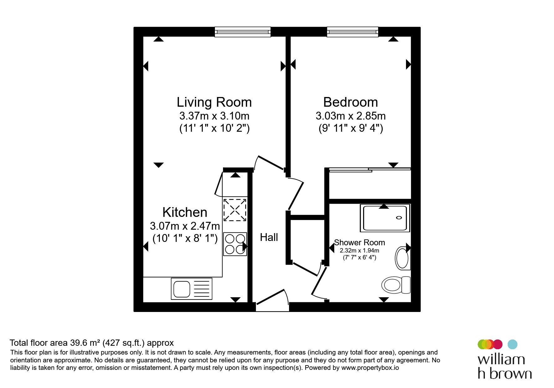 Flat 11, Fairburn House, Regent Crescent, Leeds floorplan