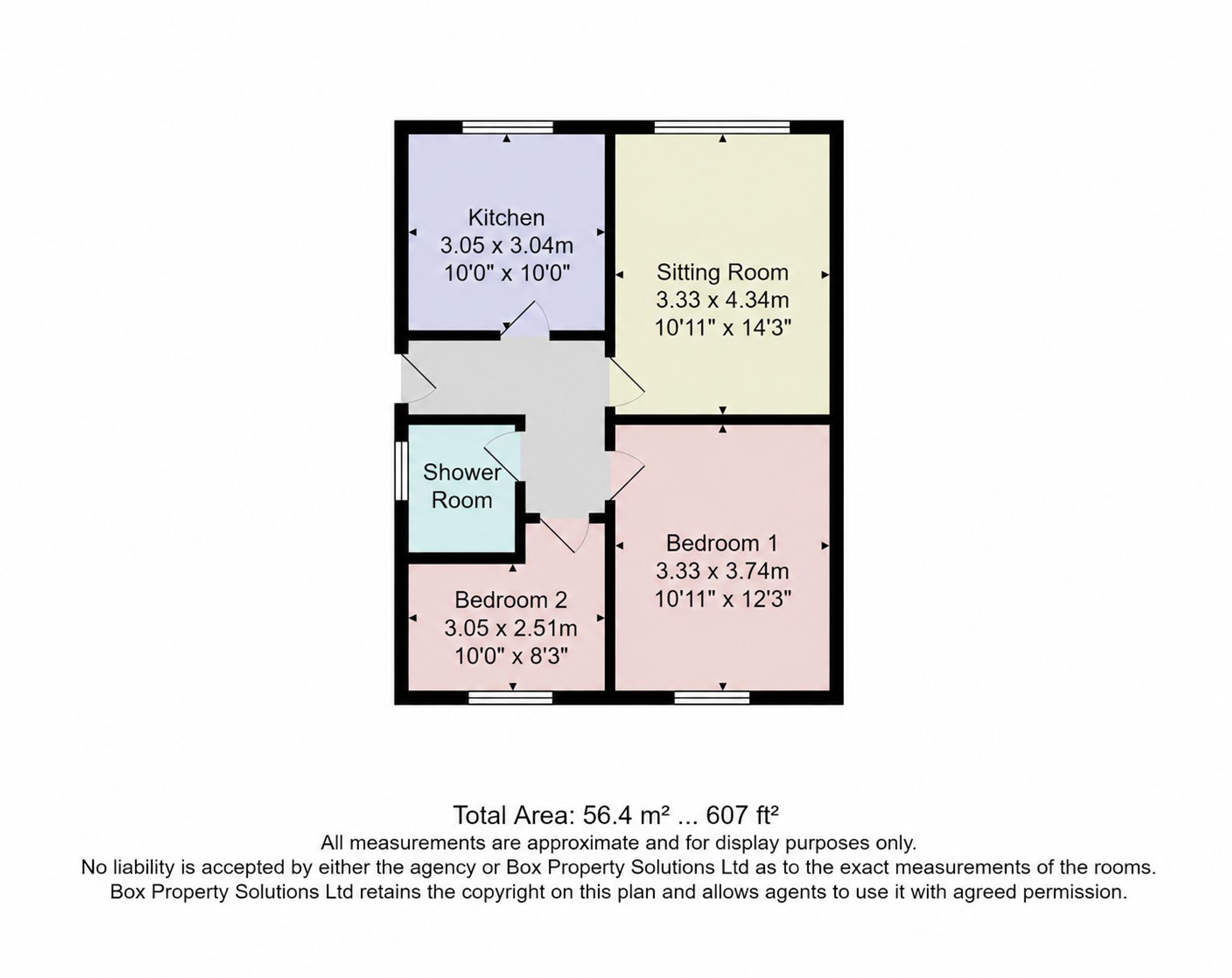 13 Knox Way, Harrogate floorplan