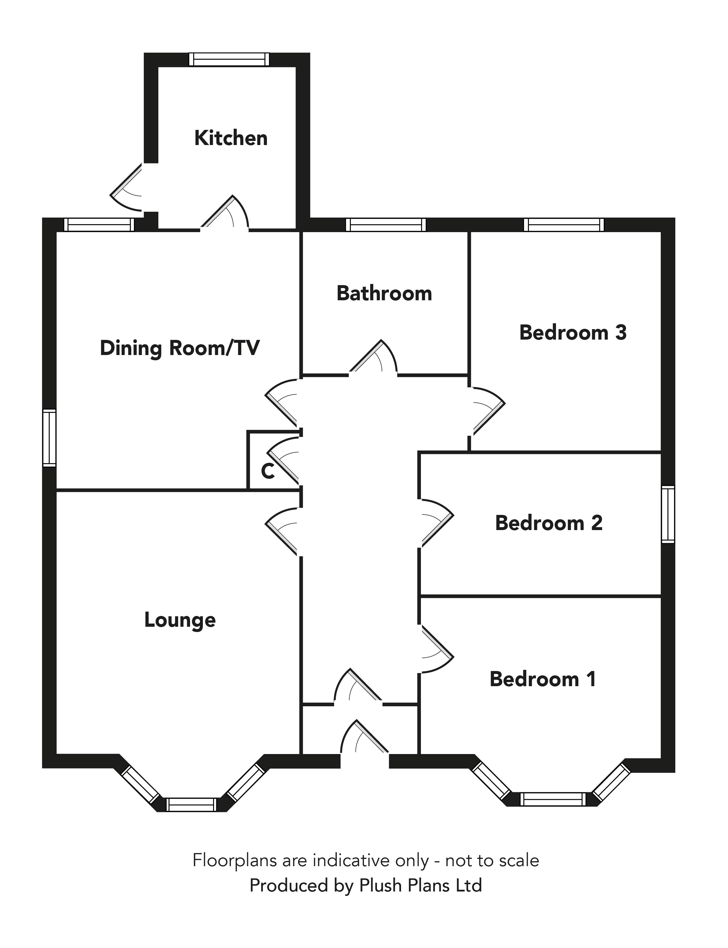 3 Bedrooms Detached bungalow for sale in Burncleuch Avenue, Cambuslang G72