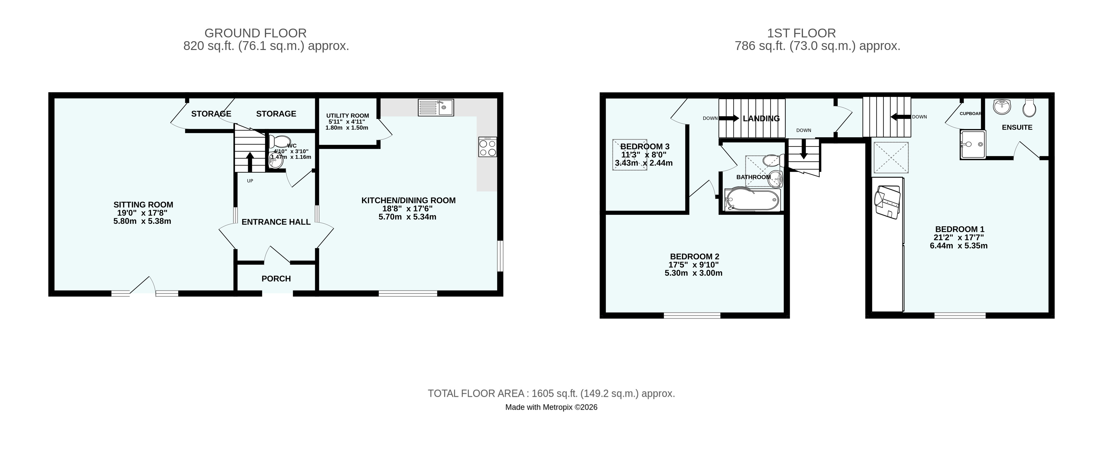 3 The Old School,, Old Town Street, Devon floorplan