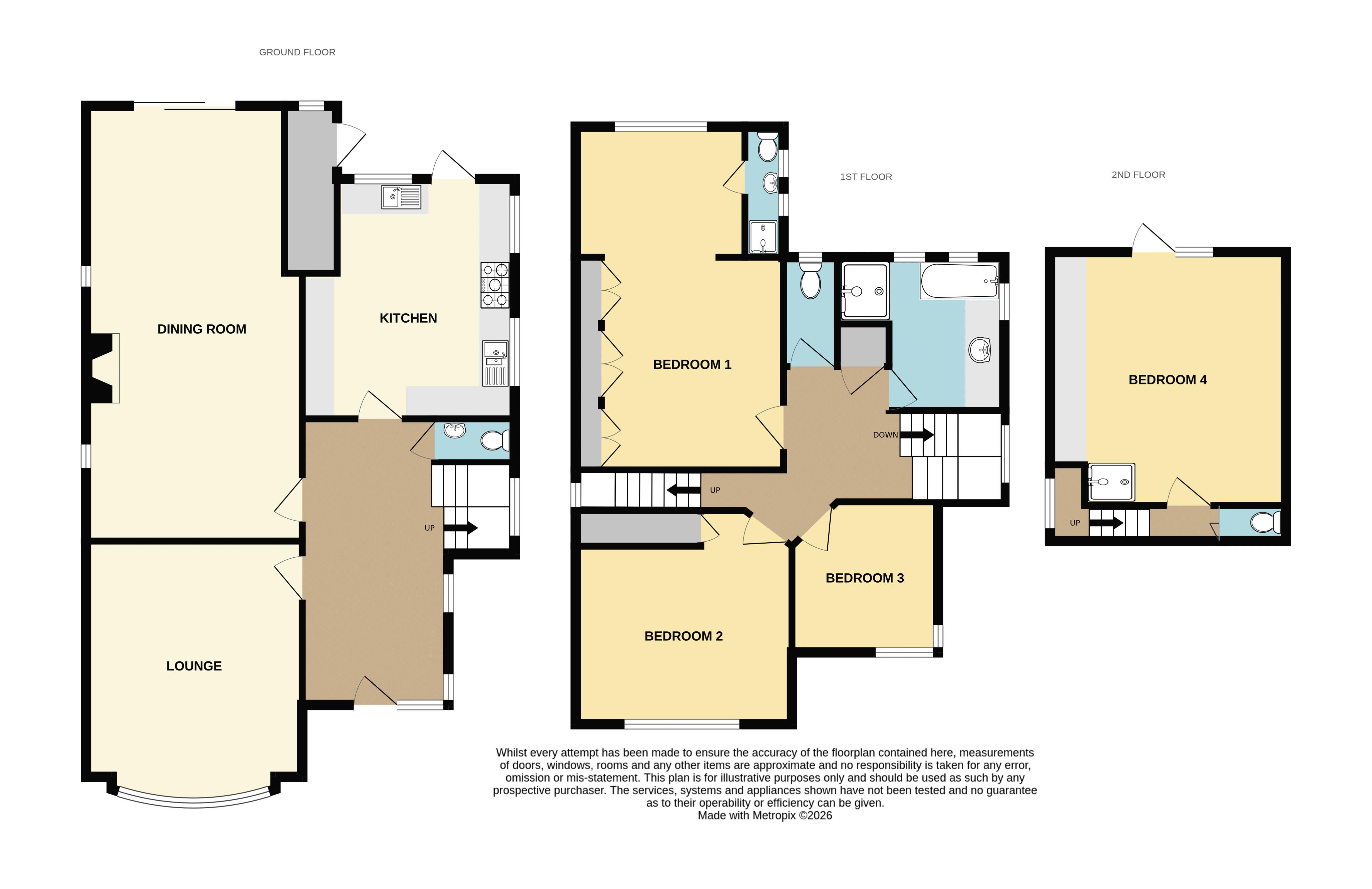 44, Kenilworth Gardens, Westcliff-On-Sea floorplan