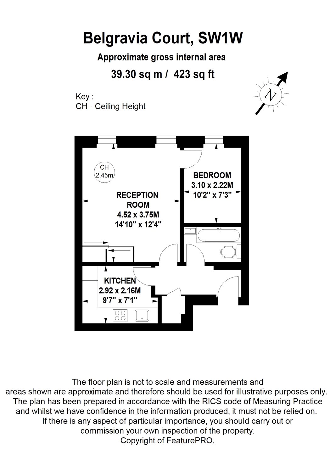 1 Bedrooms Flat to rent in Belgravia Court, 33 Ebury Street, London SW1W