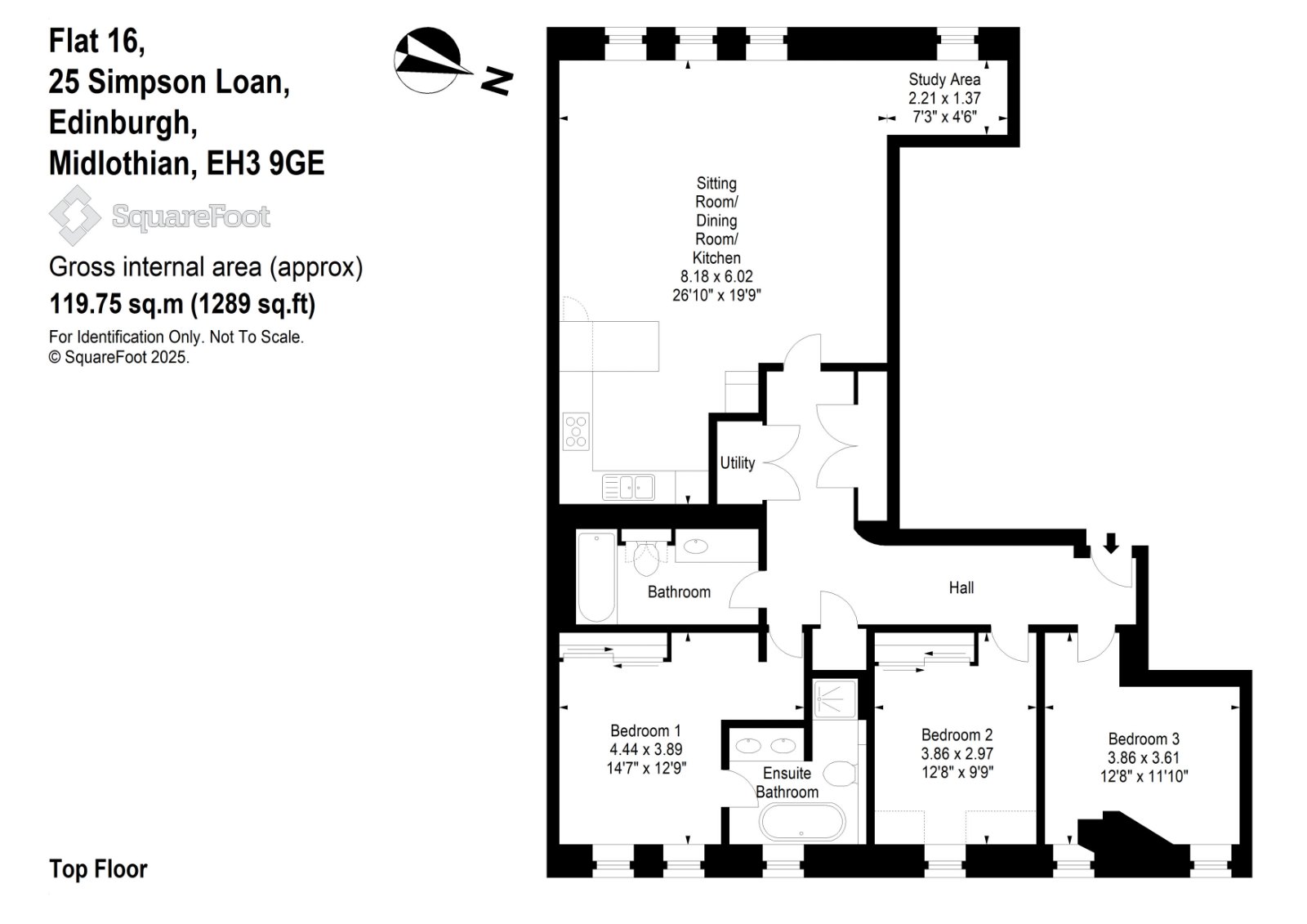 Simpson Loan, Midlothian floorplan