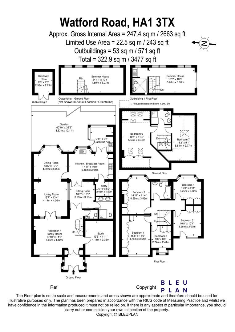 256, Watford Road, Harrow floorplan