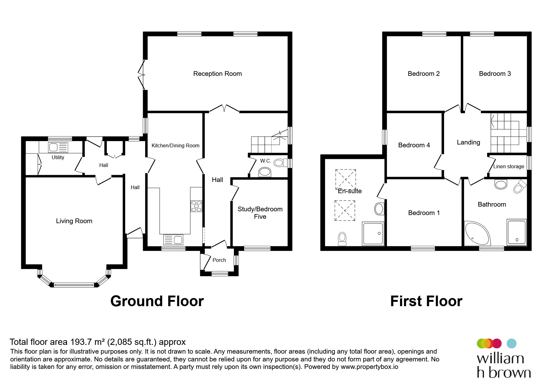 Moorfield, Birstall Lane, Bradford floorplan