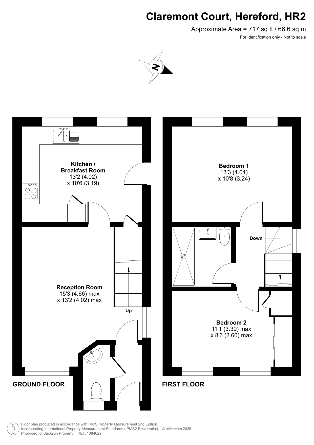 5 Claremont Court, Hereford floorplan