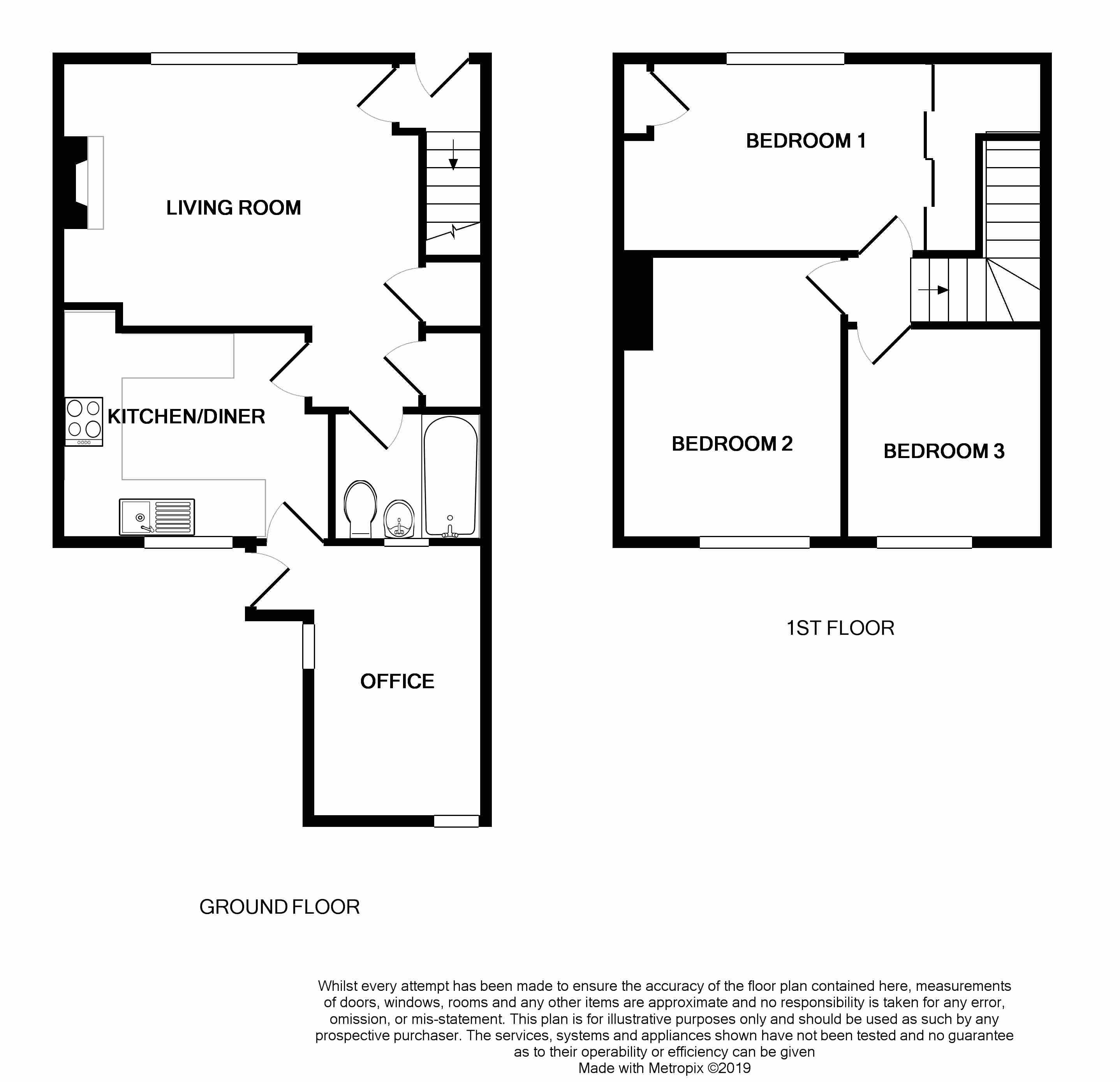 3 Bedrooms Terraced house for sale in Hill View, Whitwell, Hitchin SG4