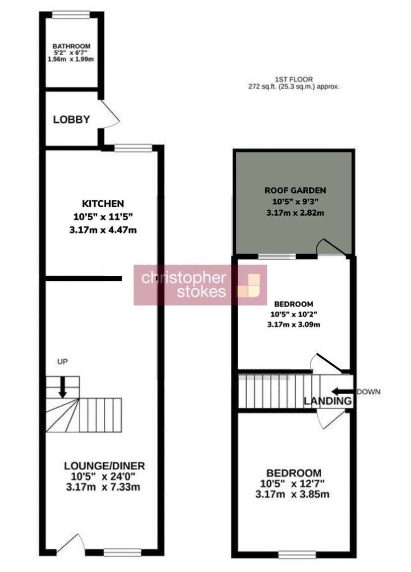 Crossbrook Street, Cheshunt, Waltham Cross EN8, 2 bedroom end terrace