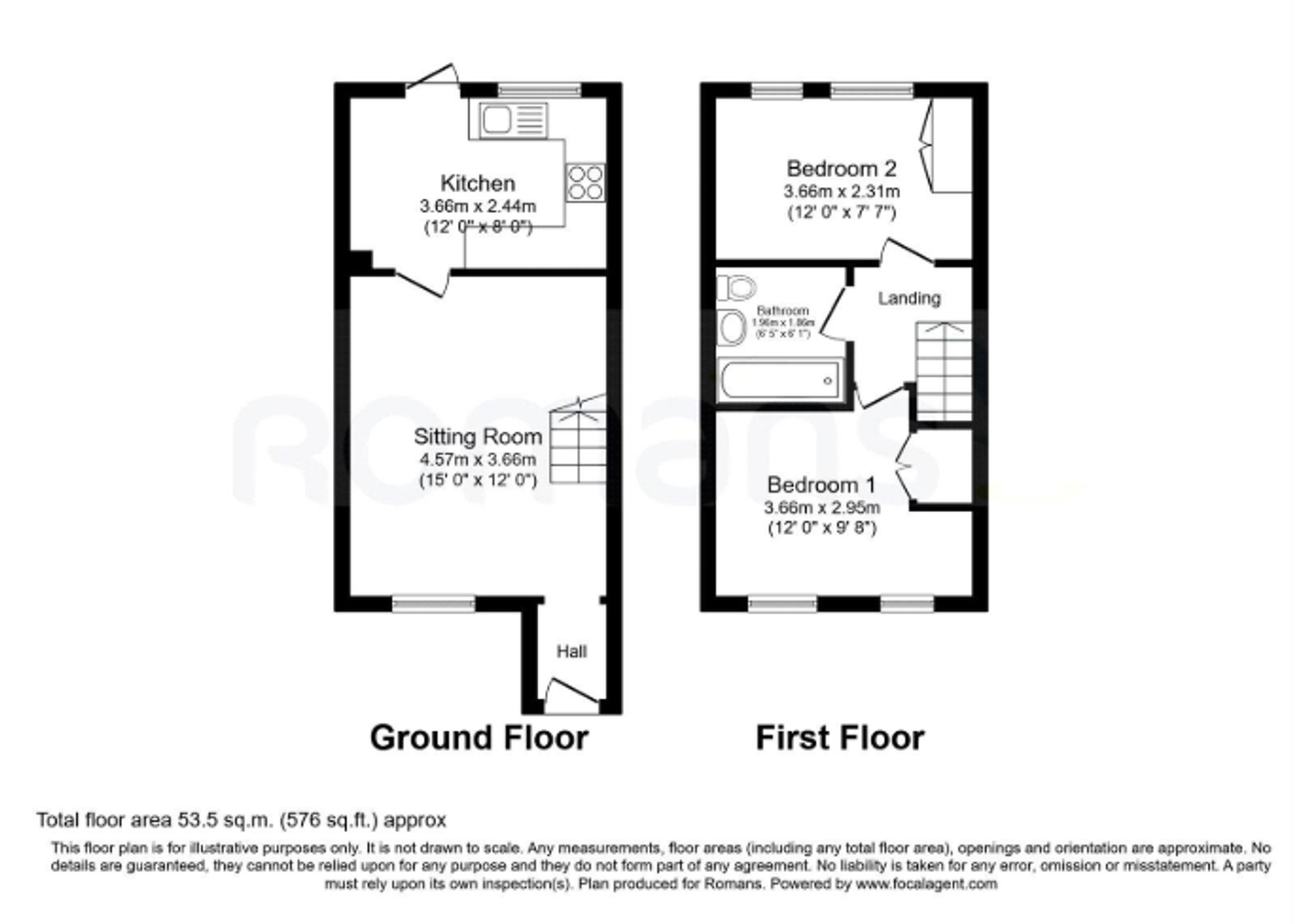 46 Wesley Road, Winchester floorplan