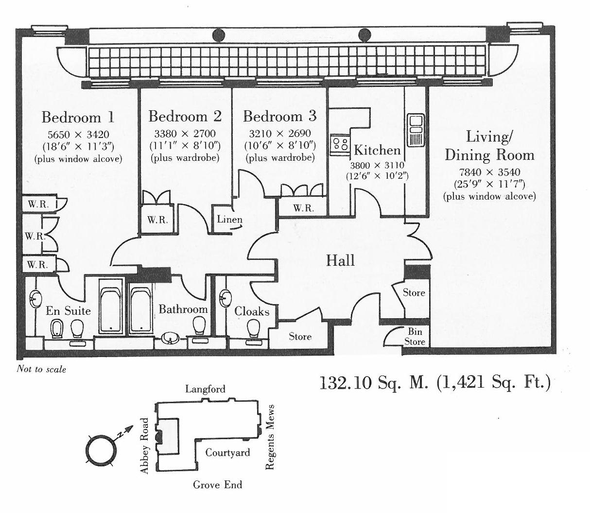 3 Bedrooms Flat to rent in 20 Abbey Road, St Johns Wood, London NW8