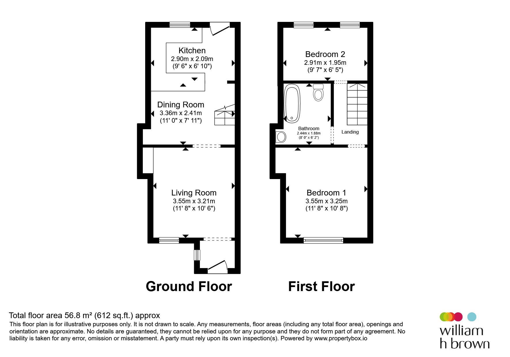 45, Brook Street, Sudbury floorplan